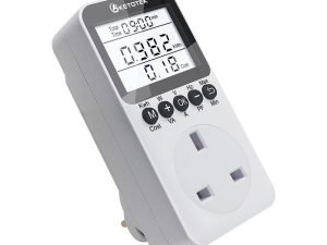 KETOTEK Electricity Usage Monitor with Backlight & LCD Display