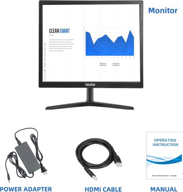 Thinlerain 17’Inch LED PC Monitor - Image 7