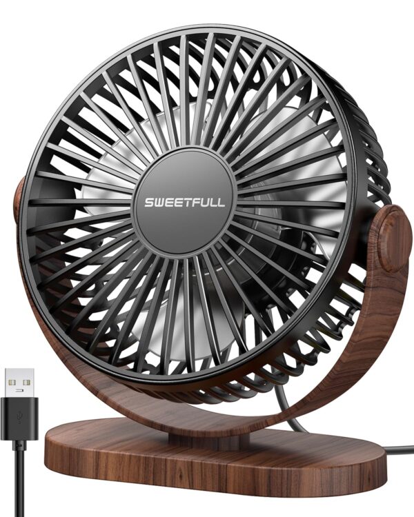 SWEETFULL 360° Adjustment Personal Mini Fan