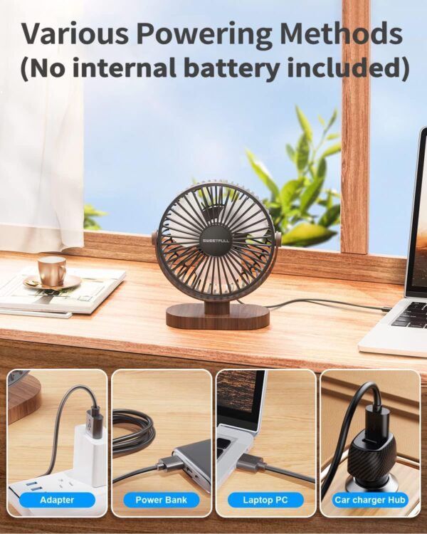 SWEETFULL 360° Adjustment Personal Mini Fan - Image 6