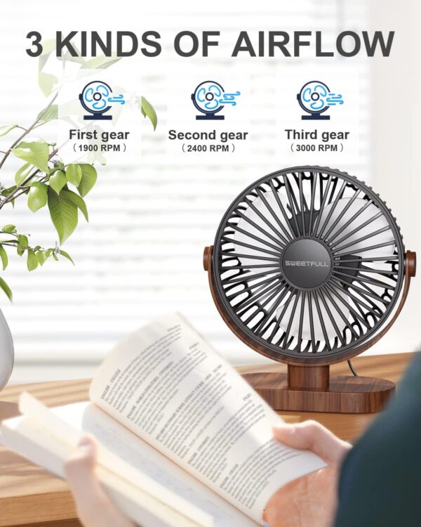 SWEETFULL 360° Adjustment Personal Mini Fan - Image 7