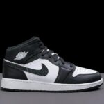 Jordan 1 Mid SE Panda Elephant Off Noir/Blk-Wht-Blk - Image 2