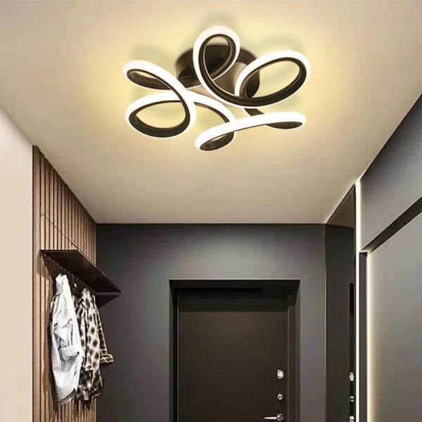 ELINKUME 30W Modern Flush Ceiling Light