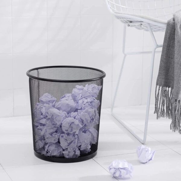 Tebery Mesh Waste Paper Bin - Image 4