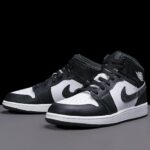 Jordan 1 Mid SE Panda Elephant Off Noir/Blk-Wht-Blk - Image 3