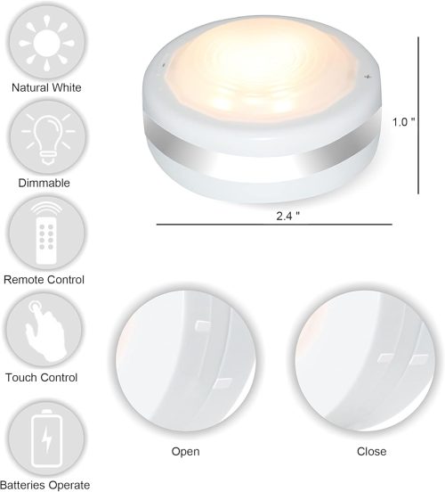 Starxing Battery Operated LED Cabinet Lights with Remote Control - Image 2