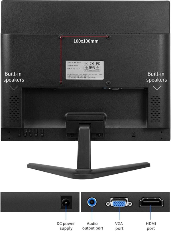 Thinlerain 17’Inch LED PC Monitor - Image 3