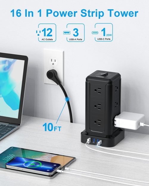 NVEESHOX Extension Lead Surge Protection - Image 4