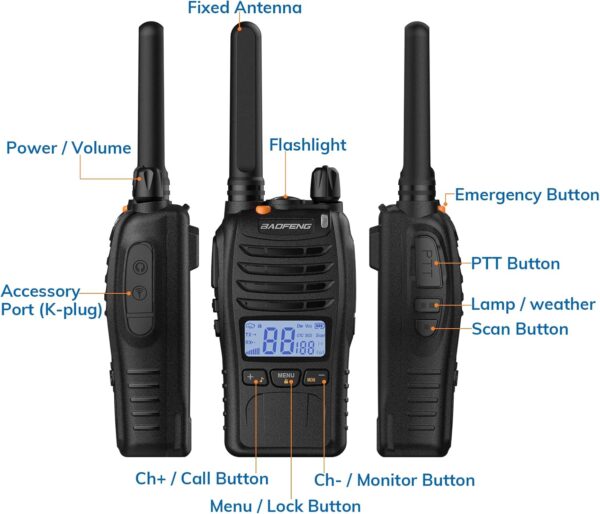 BAOFENG BF-88ST Pro Walkie Talkie - Image 5