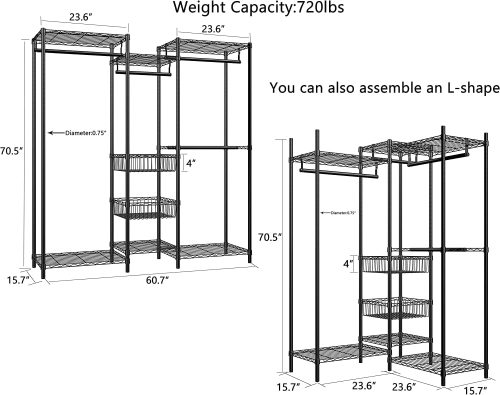FTEYUET Clothes Rails - Image 6