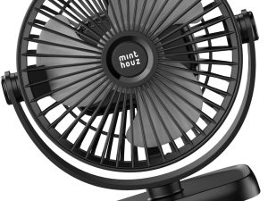 Minthouz Clip on Rechargeable Fan
