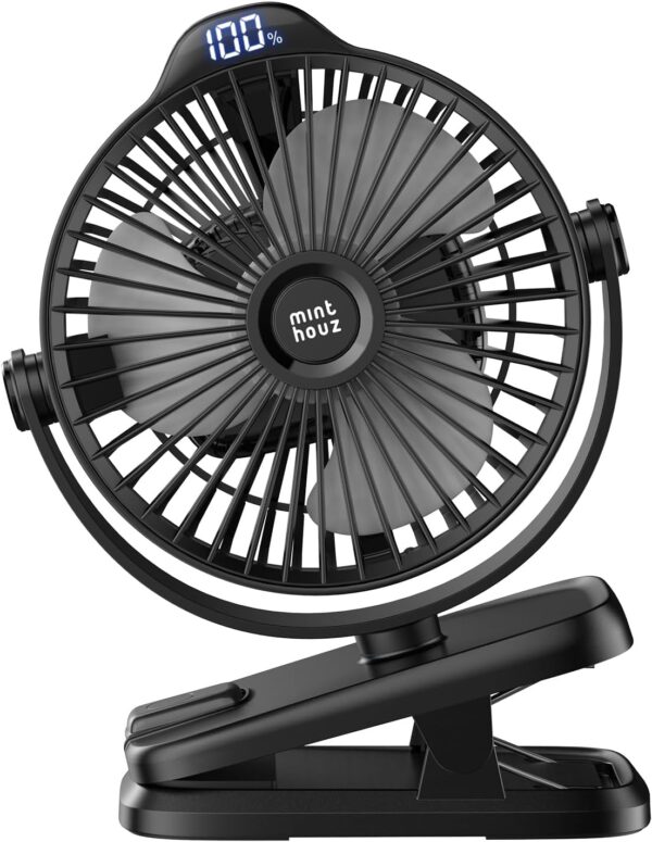 Minthouz Clip on Rechargeable Fan