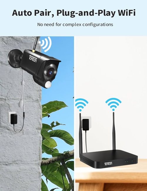 Floodlight + 2 Way Audio, Tonton CCTV Camera System - Image 4