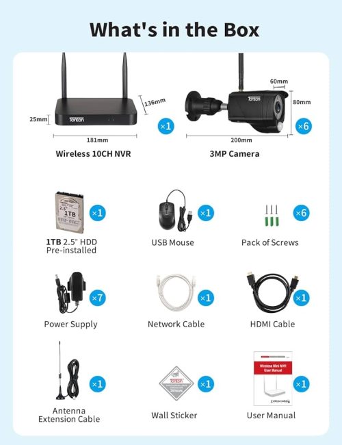 Floodlight + 2 Way Audio, Tonton CCTV Camera System - Image 9