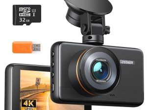 iZEEKER 4K Dash Cam Front, 2160P Car Camera