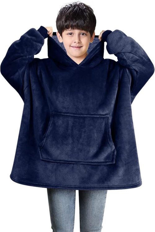 Uplayteck Oversized Hoodie Blanket for Kids
