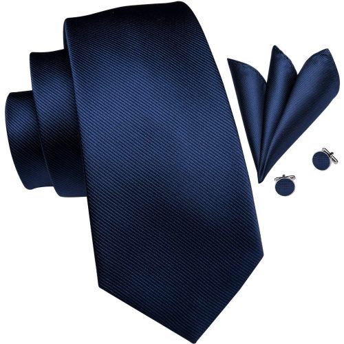 Brand New Dark Royal Blue Men Ties - Image 2