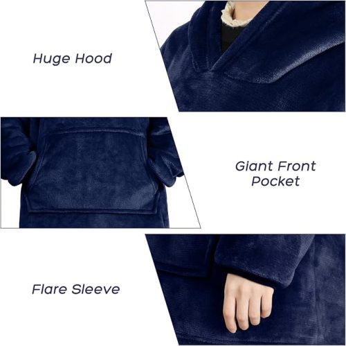Uplayteck Oversized Hoodie Blanket for Kids - Image 4