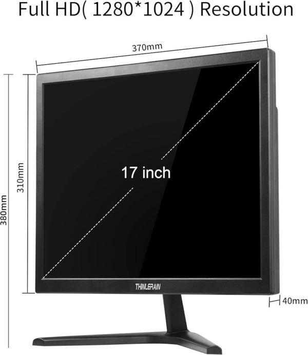 Thinlerain 17’Inch LED PC Monitor - Image 5