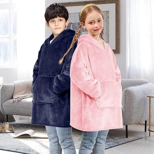 Uplayteck Oversized Hoodie Blanket for Kids - Image 6