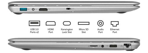 CODA 3.4 Core i3 4GB 128GB SSD 14.1 Inch FHD Windows 10 Laptop - Image 10