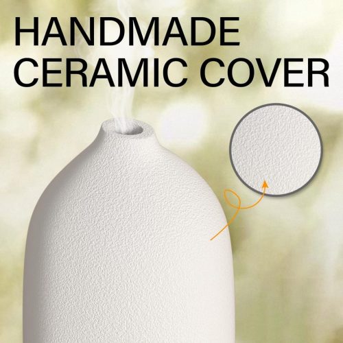 Brand New SALUBRITO Ceramic Essential Oil Diffuser White - Image 2