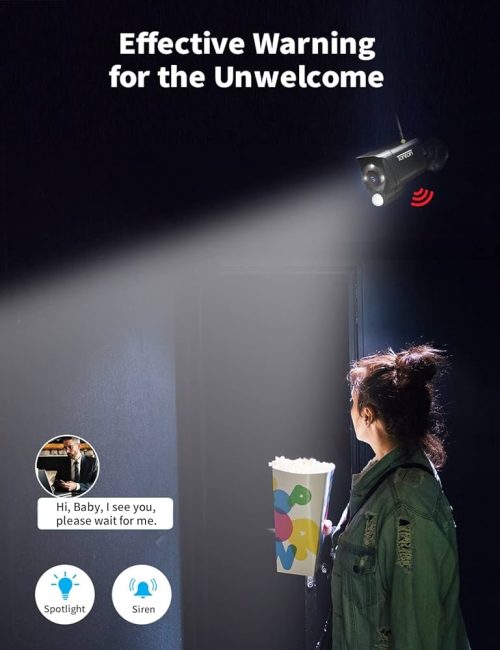Floodlight + 2 Way Audio, Tonton CCTV Camera System - Image 6