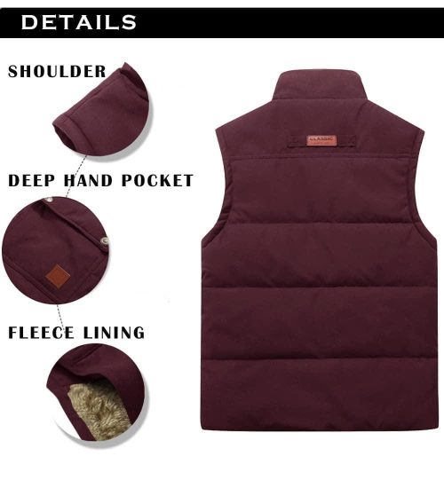Brand New MAGCOMSEN Mens Gillets Winter Sleeveless Jacket - Image 5