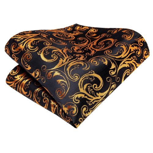 Brand New Hi-Tie Floral Gold Tie for Men - Image 3
