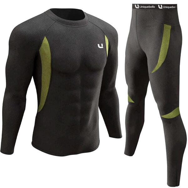 UNIQUEBELLA Men's Thermal Underwear Set