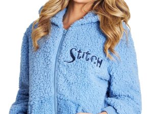 Disney Stitch Sherpa Hoodie for Girls