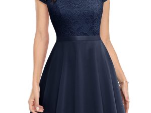 Brand New UOTORI Women's Floral Lace Short Bridesmaid Dress
