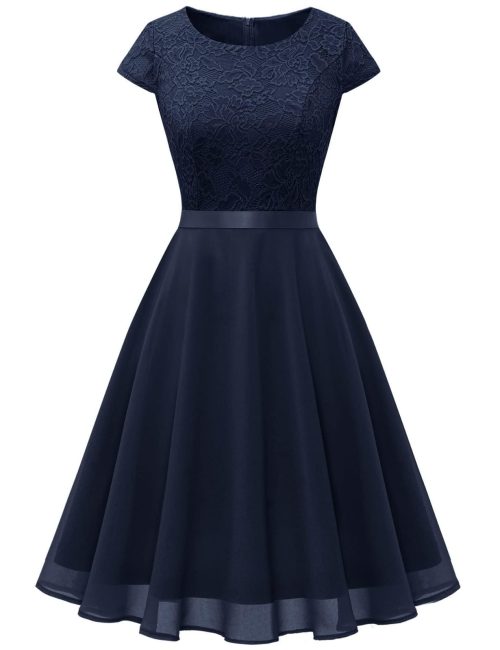 Brand New UOTORI Women's Floral Lace Short Bridesmaid Dress - Image 4