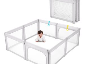 Doradotey Foldable Playpen for Toddlers
