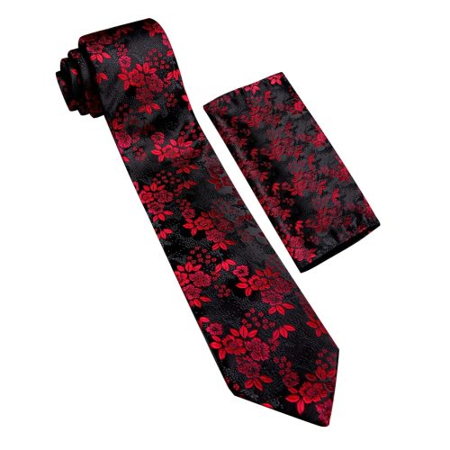 Brand New Barry.Wang Mens Silk Paisley Floral Ties - Image 3