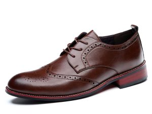 Men's Brogue Derbys Leather Shoe