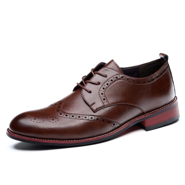 Men's Brogue Derbys Leather Shoe