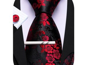 Brand New Barry.Wang Mens Silk Paisley Floral Ties