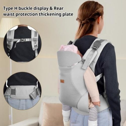 CUBY Best Baby Carriers from Newborn (Grey) - Image 4
