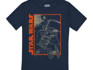 Cotton Soul Star Wars Vader Outline Boys T Shirt