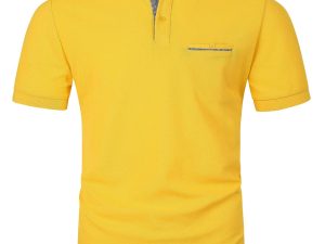 GHYUGR Men's Short Sleeve Polos
