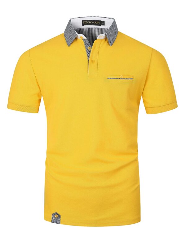 GHYUGR Men's Short Sleeve Polos