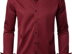 LucMatton Men's Stylish Stretch Shirt