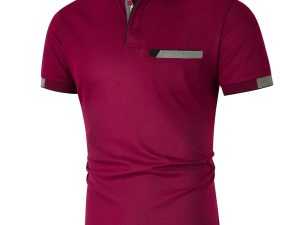 GHYUGR Men's Short Sleeve Polo