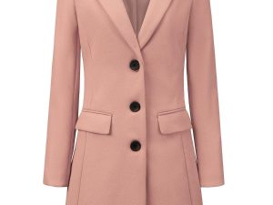 Brand New Allegra K Women's Notched Lapel Winter Coat