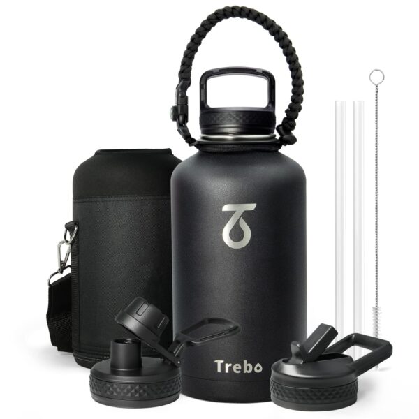 Trebo Metal Bottle with Paracord Handle