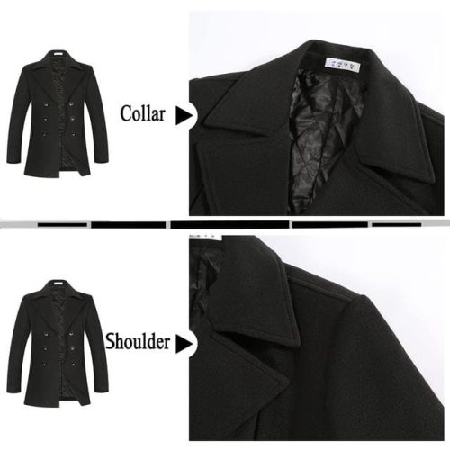 Brand New APTRO Mens Jacket Winter 80% Wool Coat - Image 5