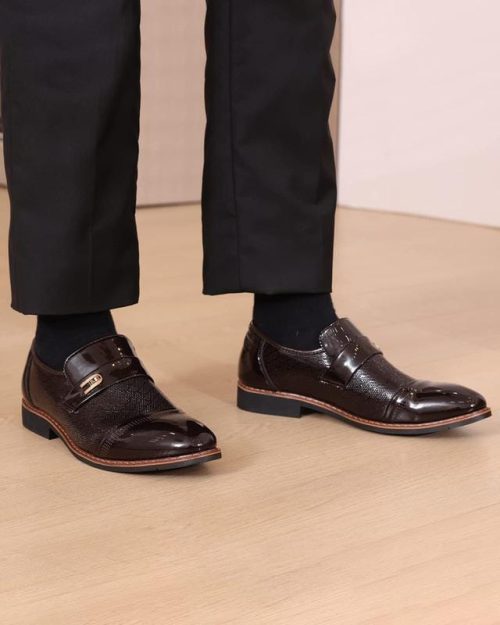 Brand New Mens Loafers Patent Leather Brogues Shoe - Image 2