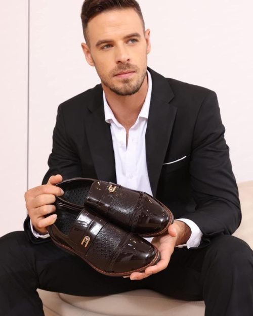 Brand New Mens Loafers Patent Leather Brogues Shoe - Image 3