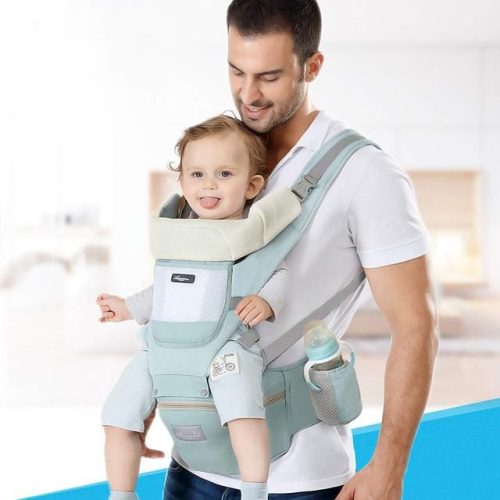 SONARIN Baby Carrier Ergonomic with Hip Seat - Image 5